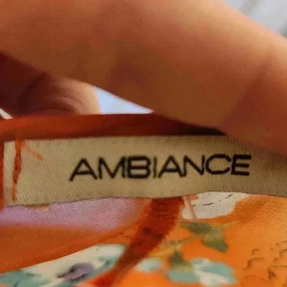 NWT AMBIANCE sheer blouse, size xl - Picture 6 of 8